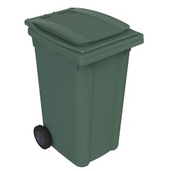 Contenedor plástico c/ruedas 240 L (Sin Pedal)