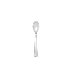 Cucharilla Postre Reutilizable Transparente 145 mm (50 und)(40)