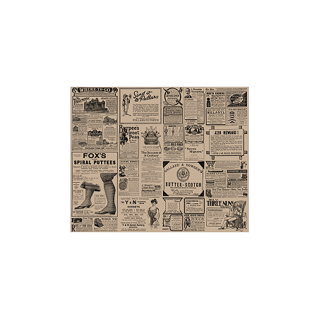 Papel envoltorio"Periódico" 31 x 38 cm Kraft (1000 und)(4)