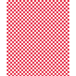 Papel envoltorio cuadros rojos 31 x 38 cm (1000 und)