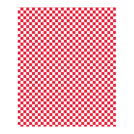 Papel envoltorio cuadros rojos 31 x 38 cm (1000 und)