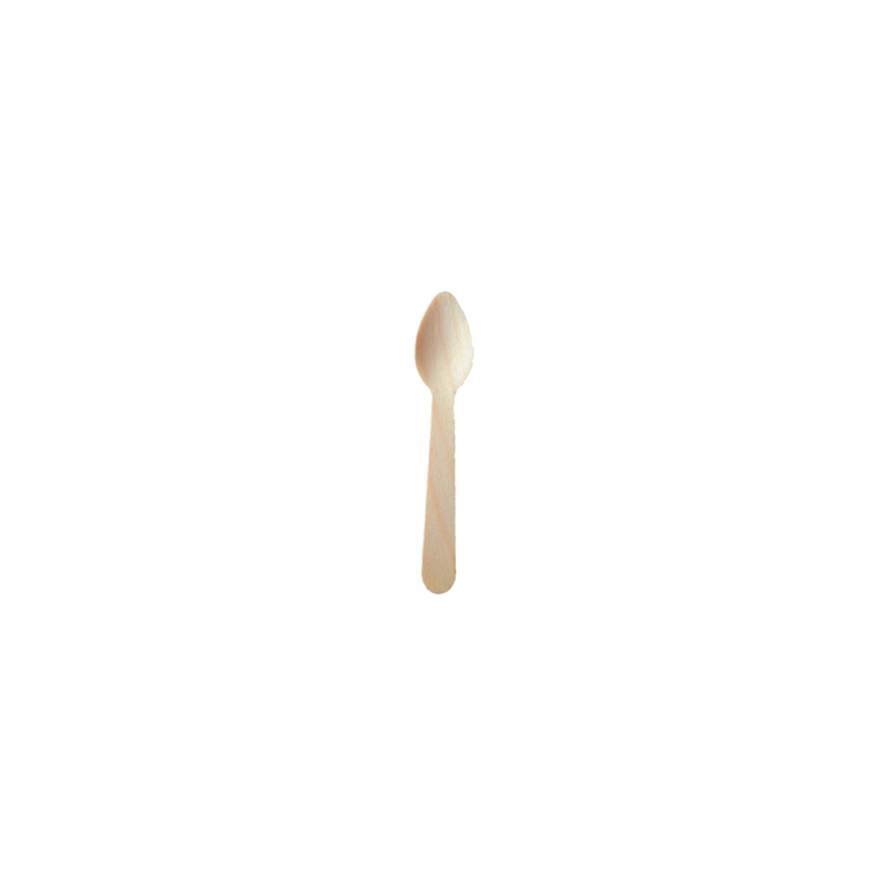 Cucharilla Madera 12.5 cm (100 und)(50)