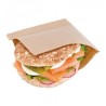 Bolsa de Kebab, hamburguesa 16 x 18 cm Kraft (250 und)(4)