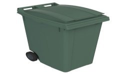 Contenedor plástico c/ruedas 360 L (sin Pedal)