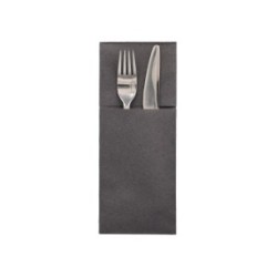 Serv. 32 x 40 cm. Kangurito Negra micropunto (50 uds)(20)