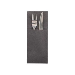 Serv. 32 x 40 cm. Kangurito Negra micropunto (50 uds)(20)