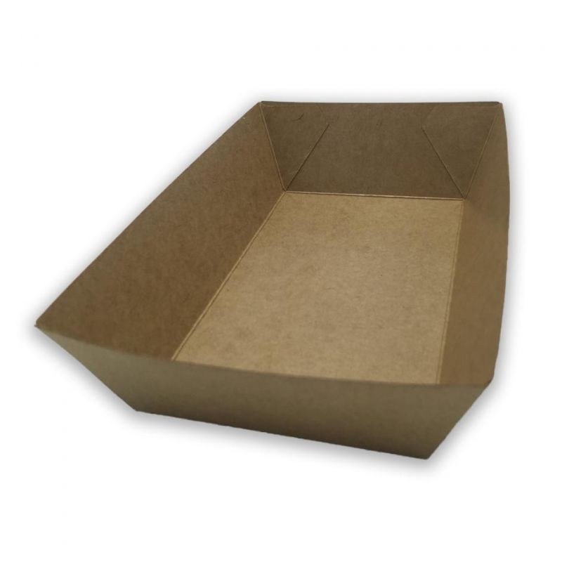 Barqueta  Kraft antigrasa 650 cc  150x85x43 mm cm (100 und)(10)