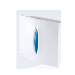 Dispensador plástico de Toallas engarzadas Visor gris