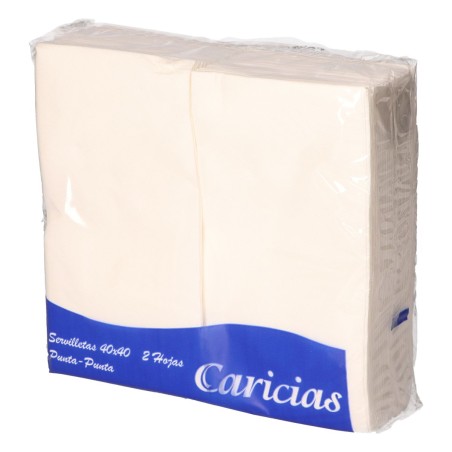 Serv. 40 x 40  Micropunto 2 capas  Celulosa Blanca -1473- (50 und)(36)