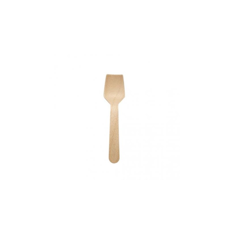 Cucharilla Helado Madera  (100 und)(100)
