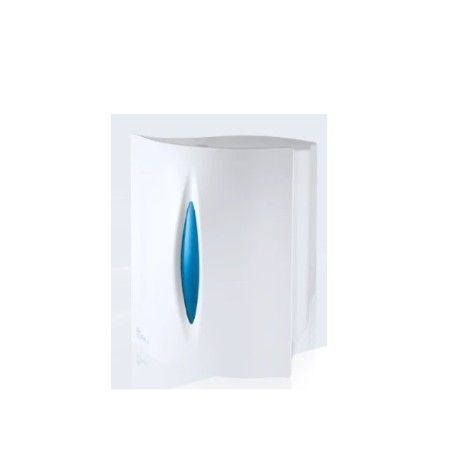 Dispensador Plástico Secamanos Visor Gris