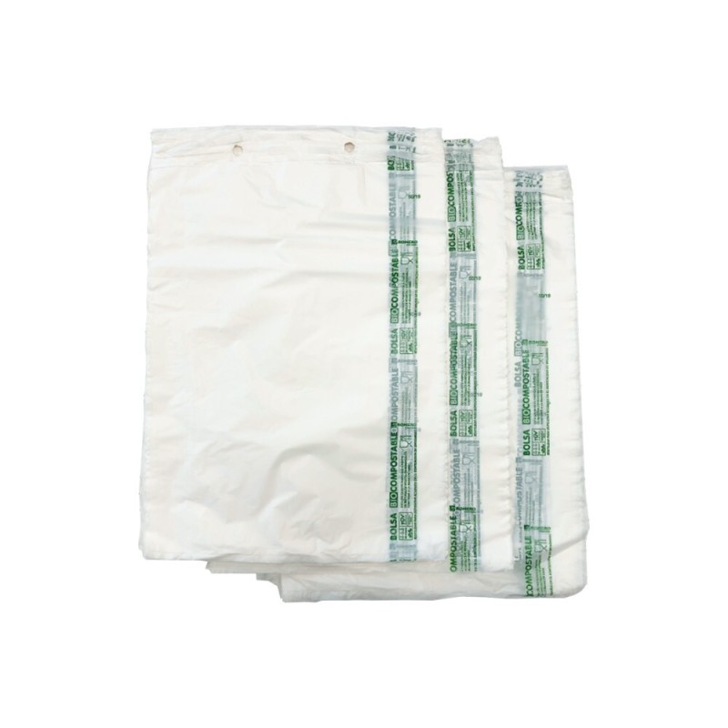Bolsa Block Compostable  transparente  25 x 35  (300 und)(10)