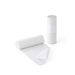 Bolsa basura reciclada doméstica Blanca 40 x 50 (50 uds) Galga 60 (50)