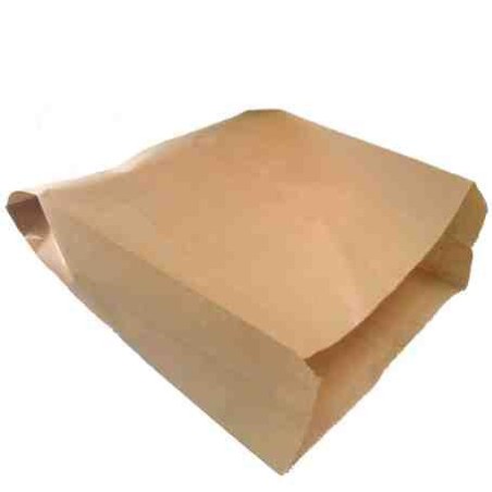 Bolsa papel kraft rueda grande churros 50x45,5x7,5 cm (250 und)