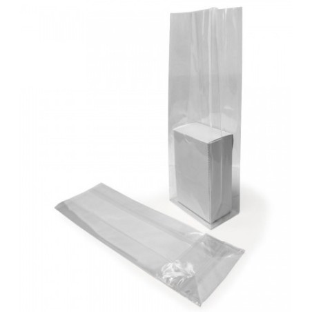 Bolsa PP 14x35+8 cm fondo cuadrado (100 uds)(20)