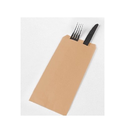 Sobre Portacubiertos 11 x 24 cm Kraft (1000 uds)