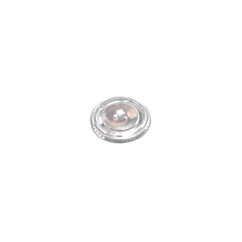 Tapa Plana C/cruz Vaso RPet  Eco 12/16 onzas (50 und)(16)