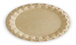 Plato Cartón Kraft 23 cm (100 und)(6)