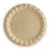 Plato Cartón Kraft 23 cm (100 und)(6)