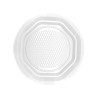 Plato PS Reutilizable Blanco Llano 22 cm (25 uds)(20)