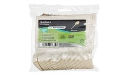 Cuchara  Reutilizable PS Crema (100 und)(20)