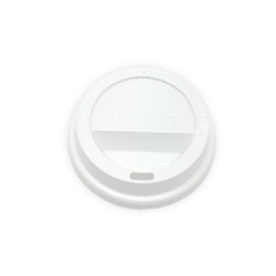 Tapa vaso papel blanco/kraft 7 OZ 72 mm (50 und)(20)