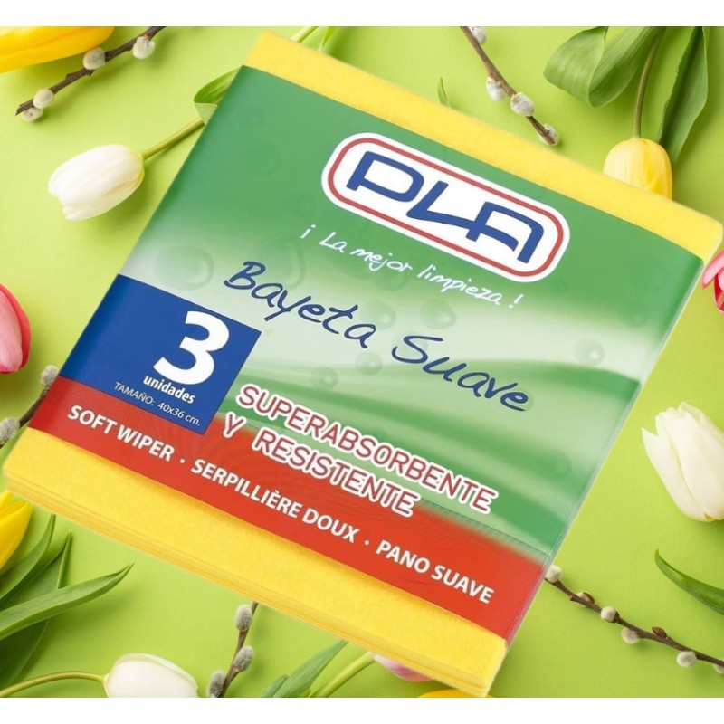 Bayeta Multiusos PLA Suave Pack 3 und