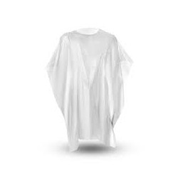 Capa peluquería 85 x 110 cm polipropileno Blanco  P/50