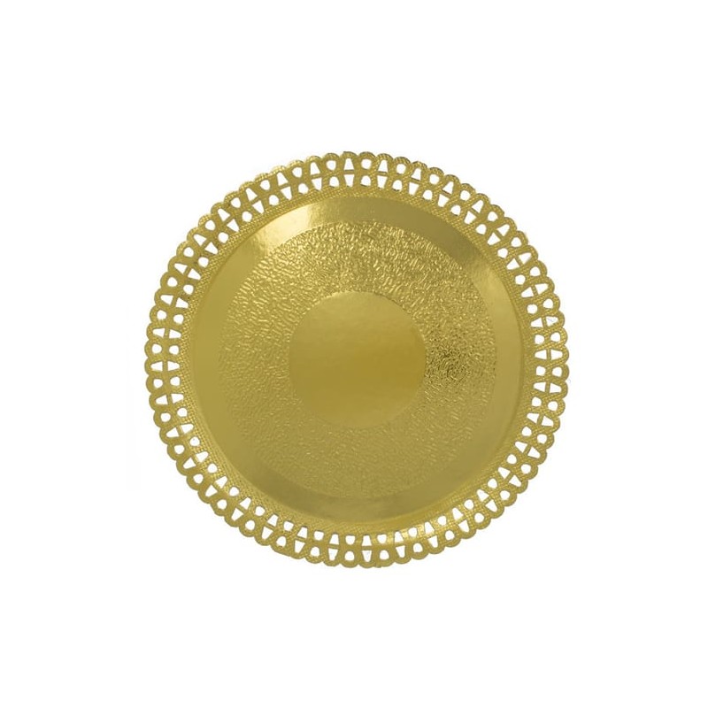 Plato blonda ORO 31 cm (50 und)