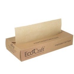 Caja Papel Antigrasa Kraf Interplegado  30,8 x 27 cm (500ud)(12)