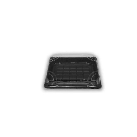 Envase Sushi PS 165 x 115 x 23 + Tapa PS Transparente Antivaho 168 x 118 x 33 mm (500 uds)
