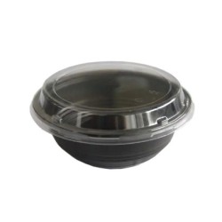 Bowl PS   550 cc + Tapa PS Transparente Antivaho (300 uds)