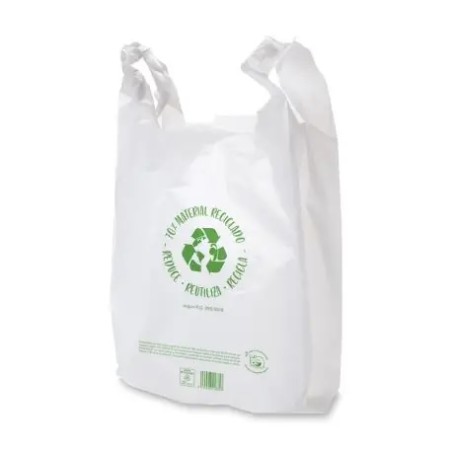 Bolsa Asa 42 x 53 Blanco  Rec 70% Mat. Reciclado G200 (100 uds)(10)
