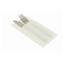 Serv. 30 x 40 cm. Kanguro Blanca micropunto (50 uds)(24)